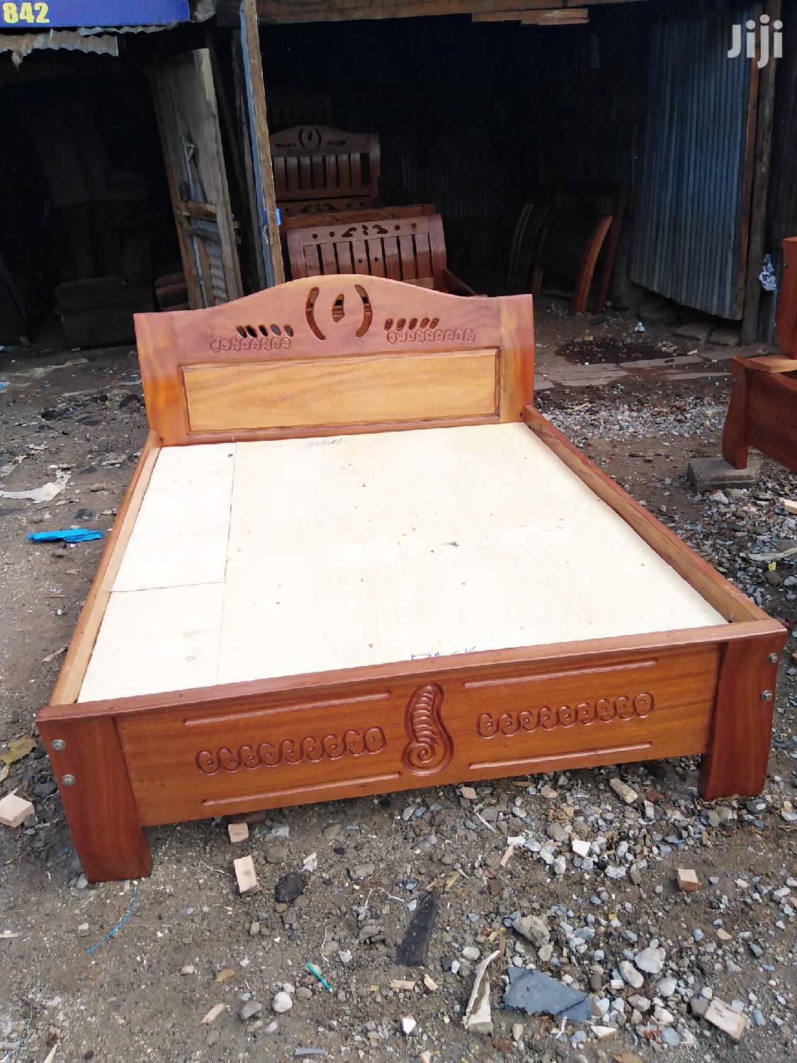 Mahogany Bed 5*6 Feets in Nairobi Central Furniture, Gunners