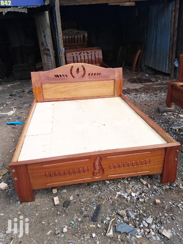 Mahogany Bed 5*6 Feets