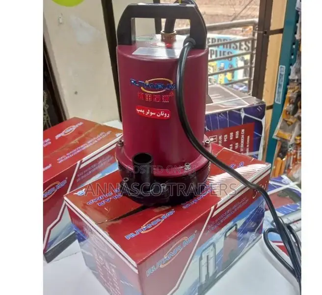 RUTANPUMP Solar Powered Submersible Water Pump With 12V With