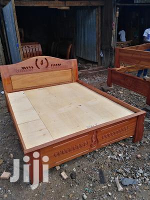 Mahogany Bed 4*6 Feets.