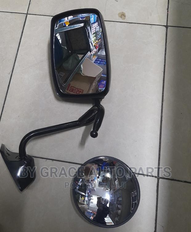 Side Mirror Vanette Left With Round. 2 in 1