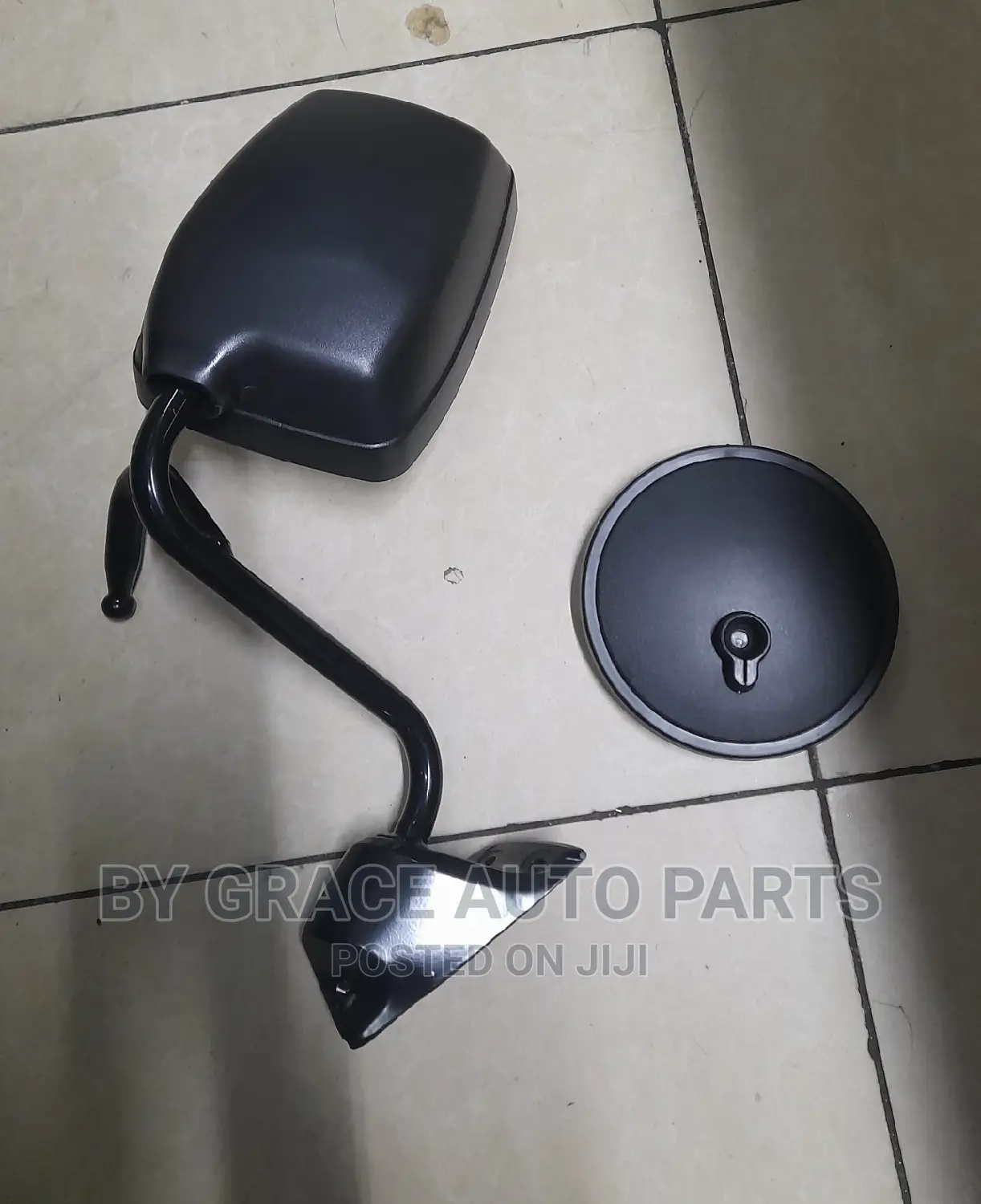 Side Mirror Vanette Left With Round. 2 in 1