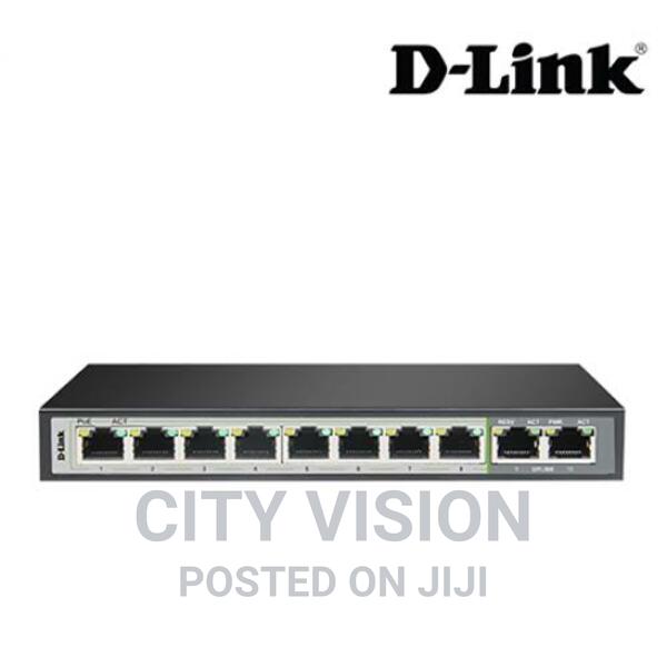 D-Link 8ge Poe+ 2ge Uplink 250m Poe Switch;10 Port 1gps
