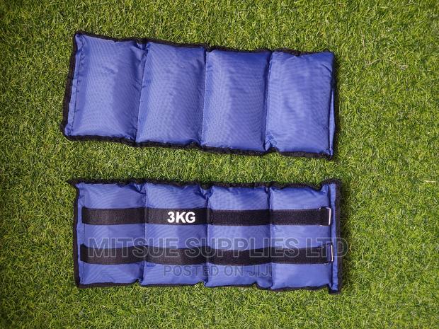 A Pair Of Ankle Wrist Weight 6kg (3kg X2) Blue-black