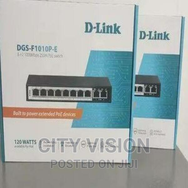 D-Link 8ge Poe+ 2ge Uplink 250m Poe Switch - main view