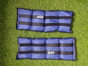 A Pair of Ankle Wrist Weight 8kg (4kg X2) Blue-Black