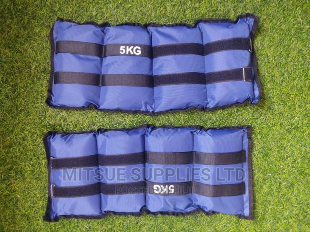 A Pair of Ankle Wrist Weight 10kg (5kg X2) Blue-Black