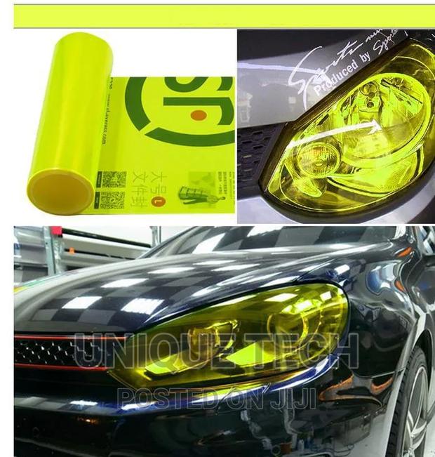 Universal Car Headlight Tints Taillight Wrap Sticker
