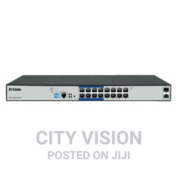 D-Link DGS-F1210-18ps-E 16-Port Gigabit Long Range 250m