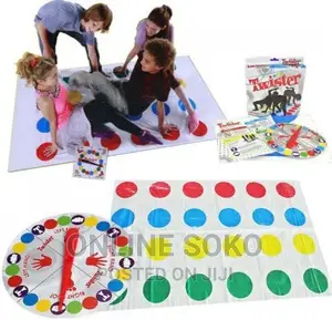 Indoor Outdoor TWISTER Kids Family Fun Game Play Mat