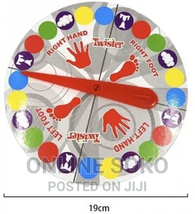 Indoor Outdoor TWISTER Kids Family Fun Game Play Mat
