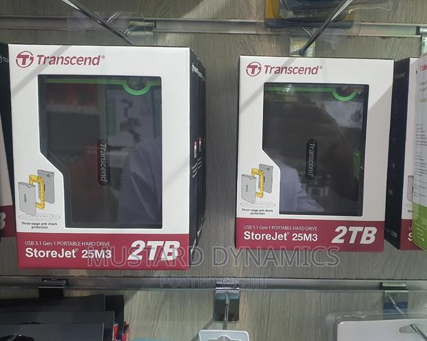 2tb Transcend Hard Drive - main view