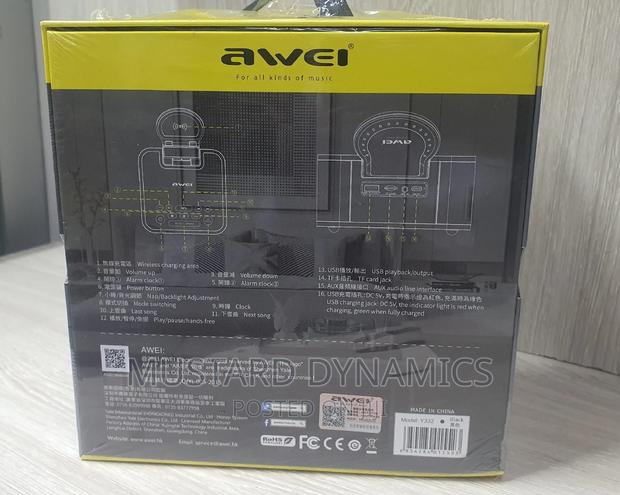 Awei Bluetooth Speaker With Wireless Phone Charger - thumbnail 2
