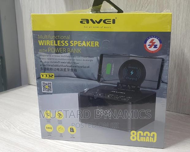 Awei Bluetooth Speaker With Wireless Phone Charger - thumbnail 3