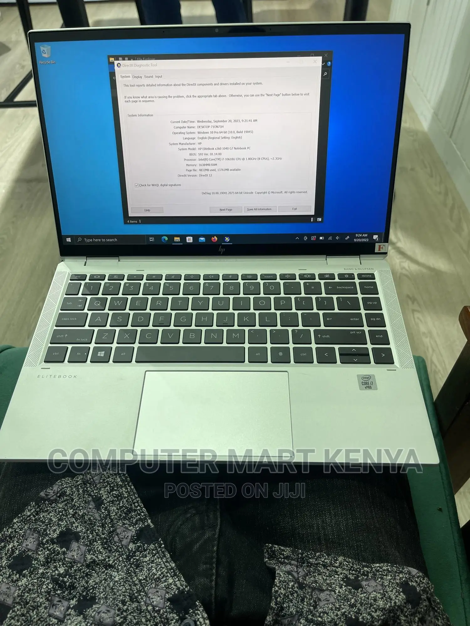 Laptop HP EliteBook X360 1040 G7 16GB Intel Core I7 SSD 512GB