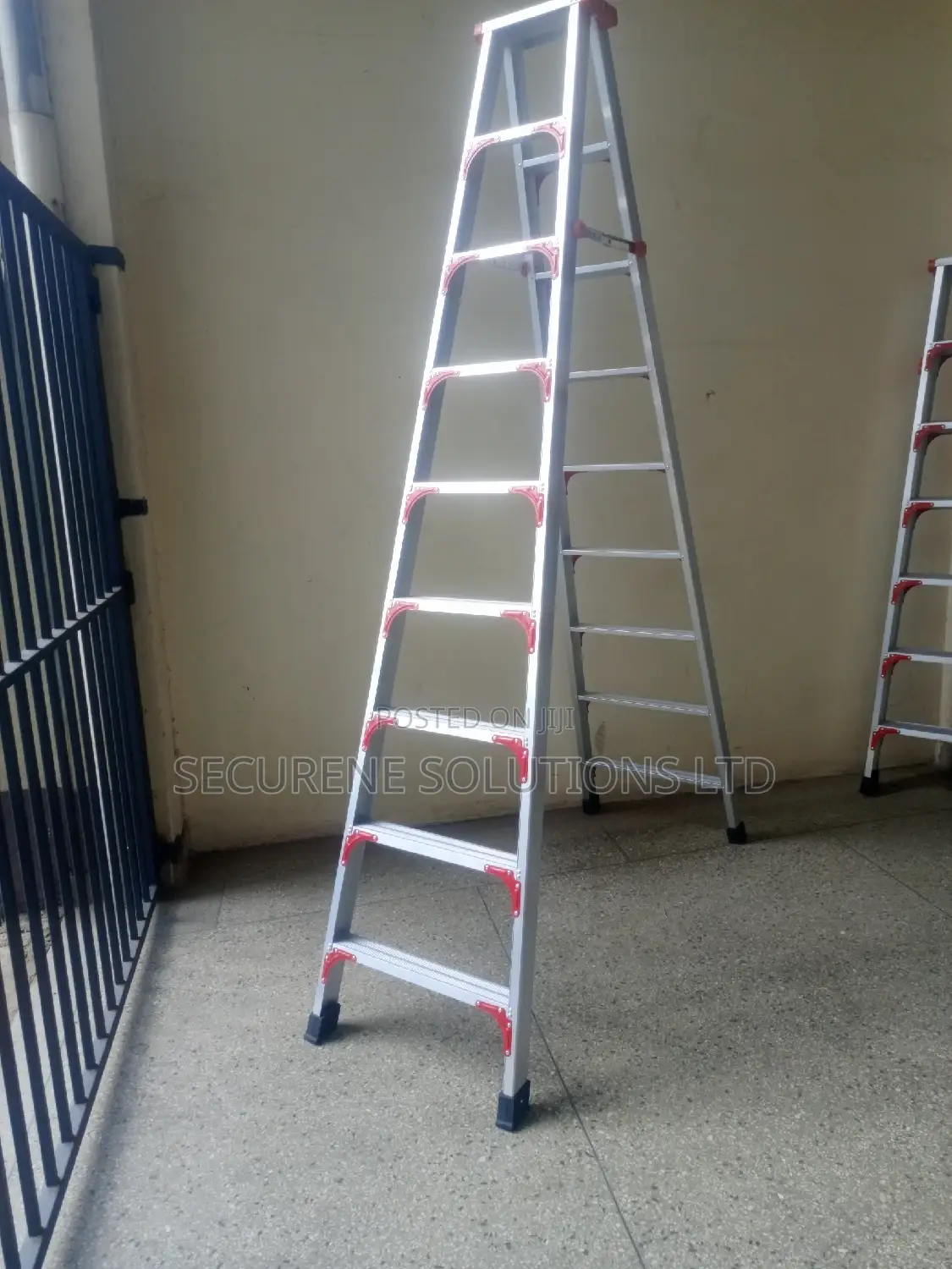Aluminum Double Sided A Type Ladder 9ft/2.7meters