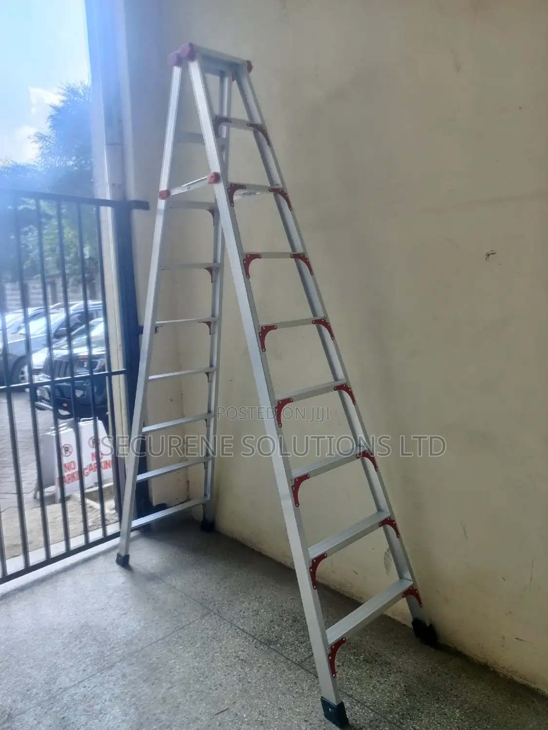 Aluminum Double Sided A Type Ladder 9ft/2.7meters