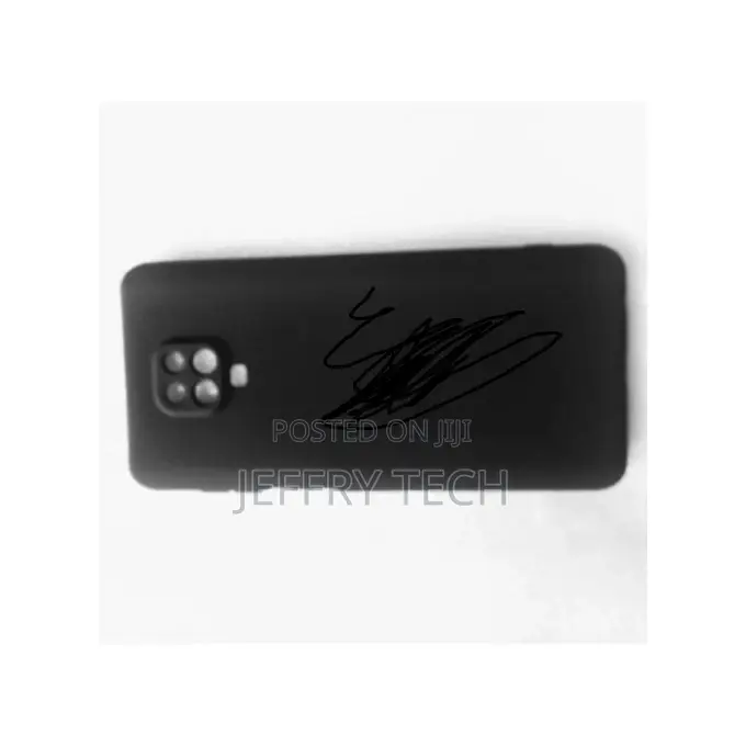 Silicon Back Case for Redmi Note 9s / Note 9 Pro Black