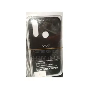 Vivo Y15 Silicon Back Case - Black