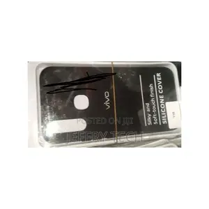Vivo Y15 Silicon Back Case - Black