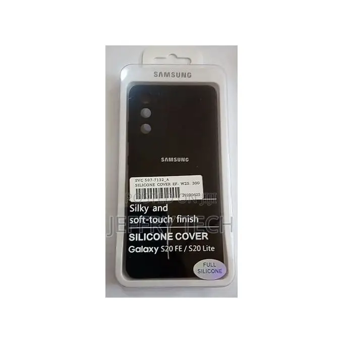 Samsung S20FE Silicone Back Case - Black