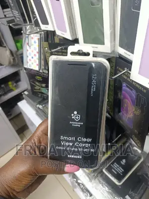 S21 Ultra Smart Clear View Flip Cover