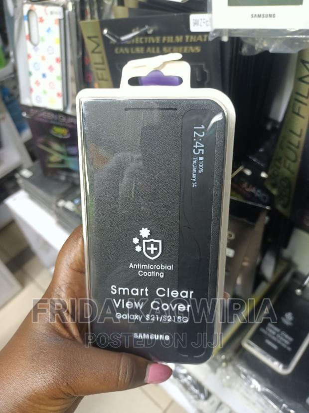 Smart Clear View Flip Cover for Samsung S21 5G - thumbnail 2