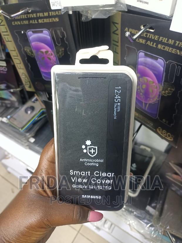Smart Clear View Flip Cover for Samsung S21 5G