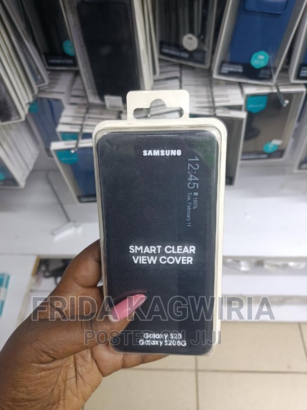 Smart Clear Flip Cover for Samsung Galaxy S20 5G - thumbnail 2