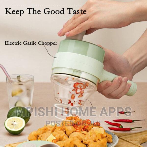 Handheld Electric Vegetable Cutter 4 in 1 - thumbnail 2