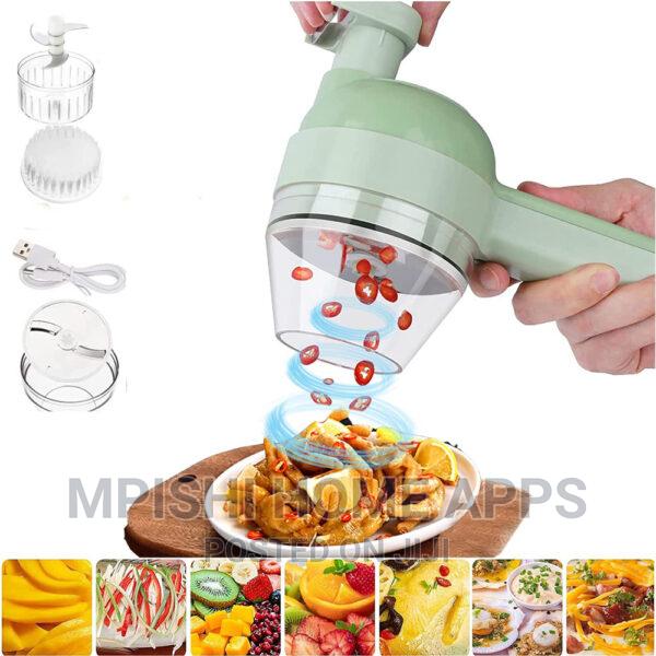 Handheld Electric Vegetable Cutter 4 in 1