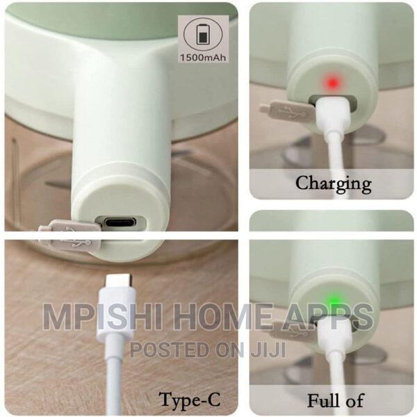 Handheld Electric Vegetable Cutter 4 in 1 - thumbnail 5