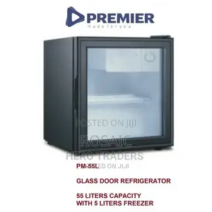 Premier 55 Litres Glass Door Fridge