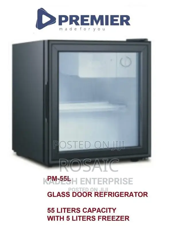 Premier 55 Litres Glass Door Fridge