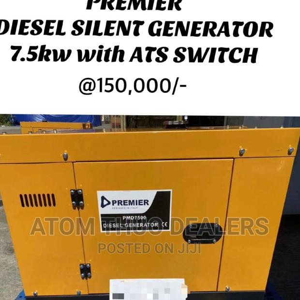 Premier Diesel Silent Generator 7.5kw - main view