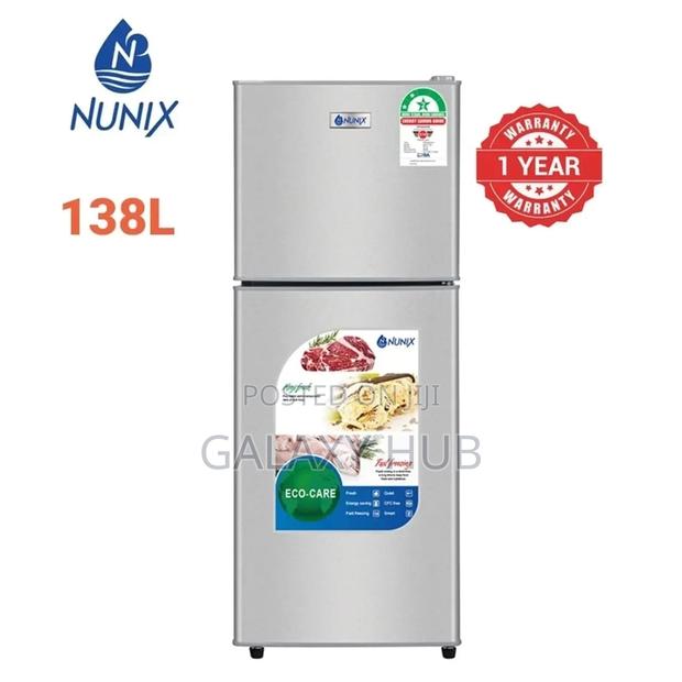 Nunix 138 Litres Large Capacity Double Door Fridge - thumbnail 2