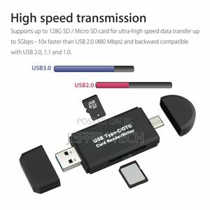 Card Reader USB 3.0 Type C Micro SD TF OTG Smart Memory Adap - thumbnail 2