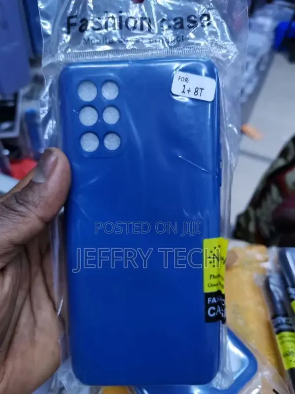 Black Case for Oneplus 8T Shockproof Silicone Soft Gel Rubbe