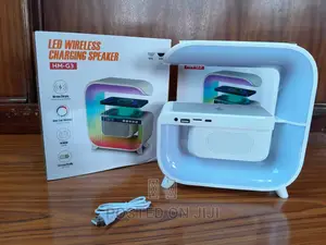 Hm-G3 Led Wireless Charger/ Speaker