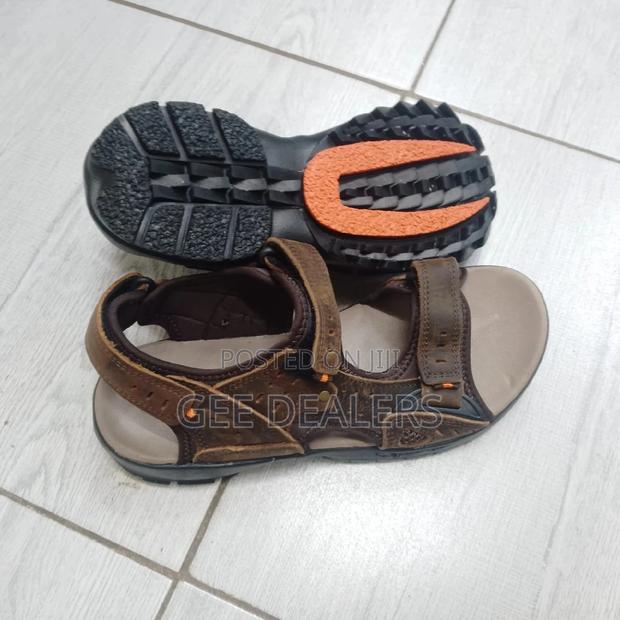Leather Men Open Shoes
