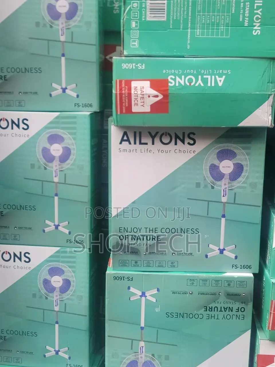 Ailyons 16 Inches Standing Fan