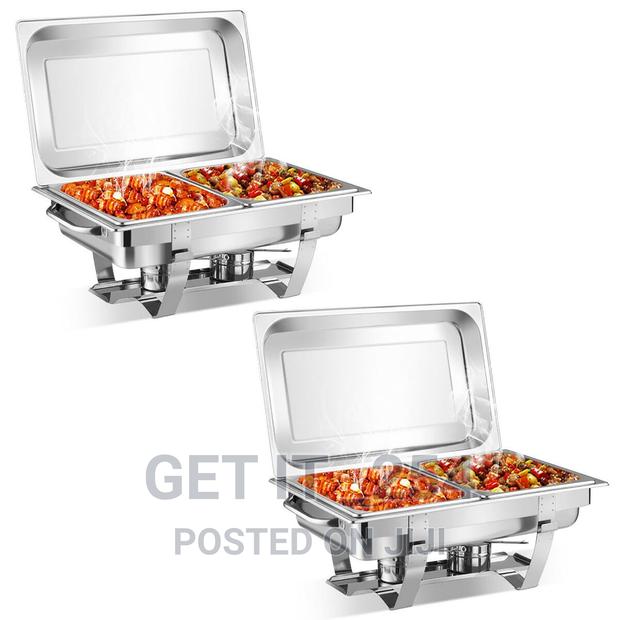 11ltr Foldable Stainless Steel Chaffing Dishes - main view