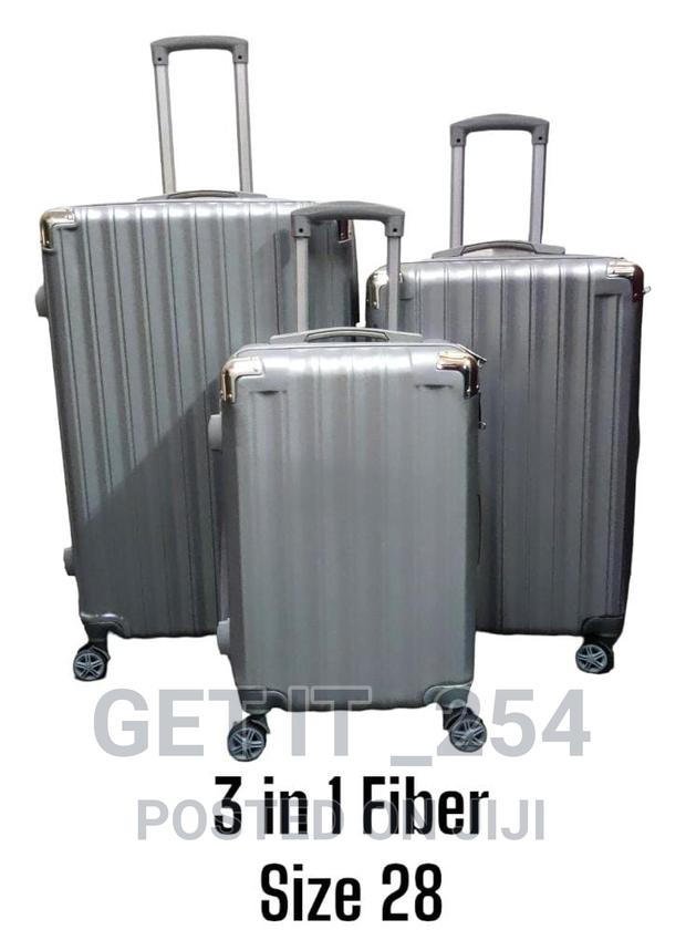 3 in One Fibre Suitcases - main view