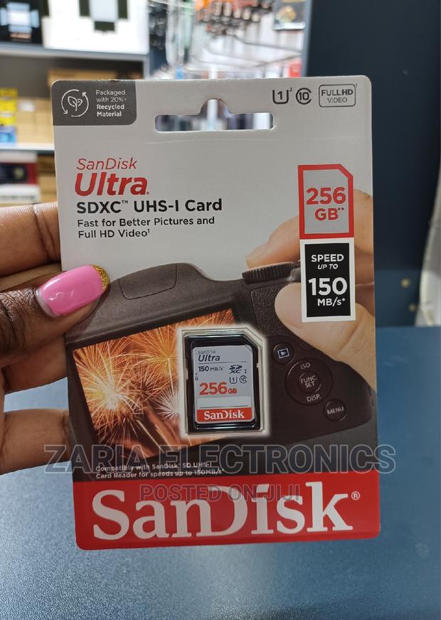 Sandisk 256gb Sd Card Ultra for Camera - thumbnail 2