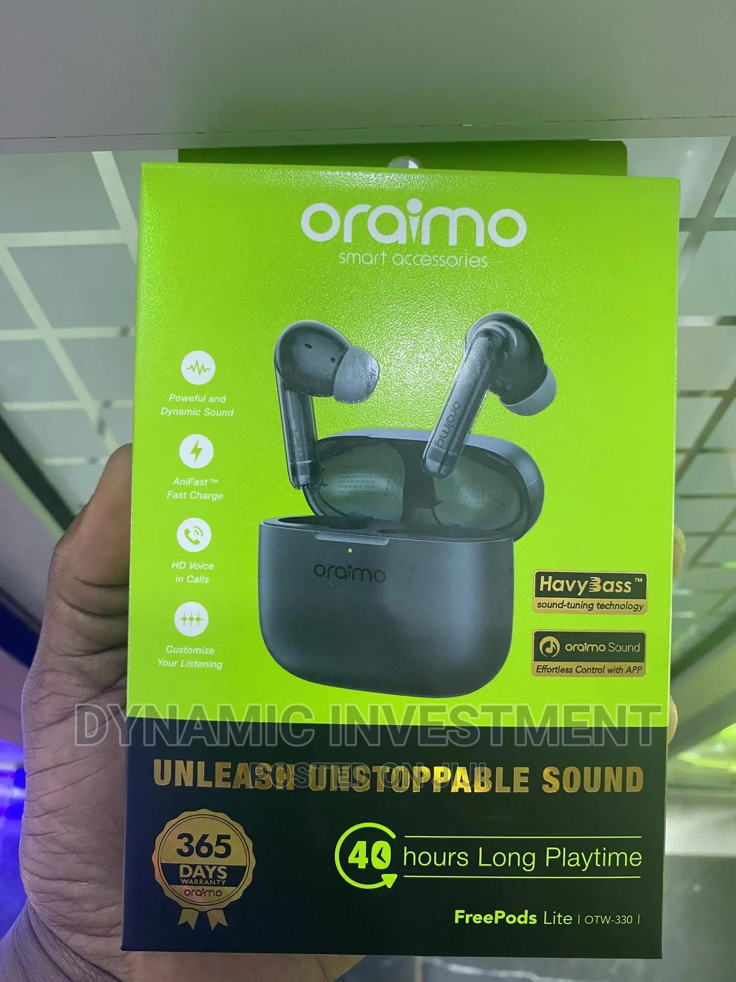 Oraimo Free Pods Lite OTW-330 Earbuds With APP Control