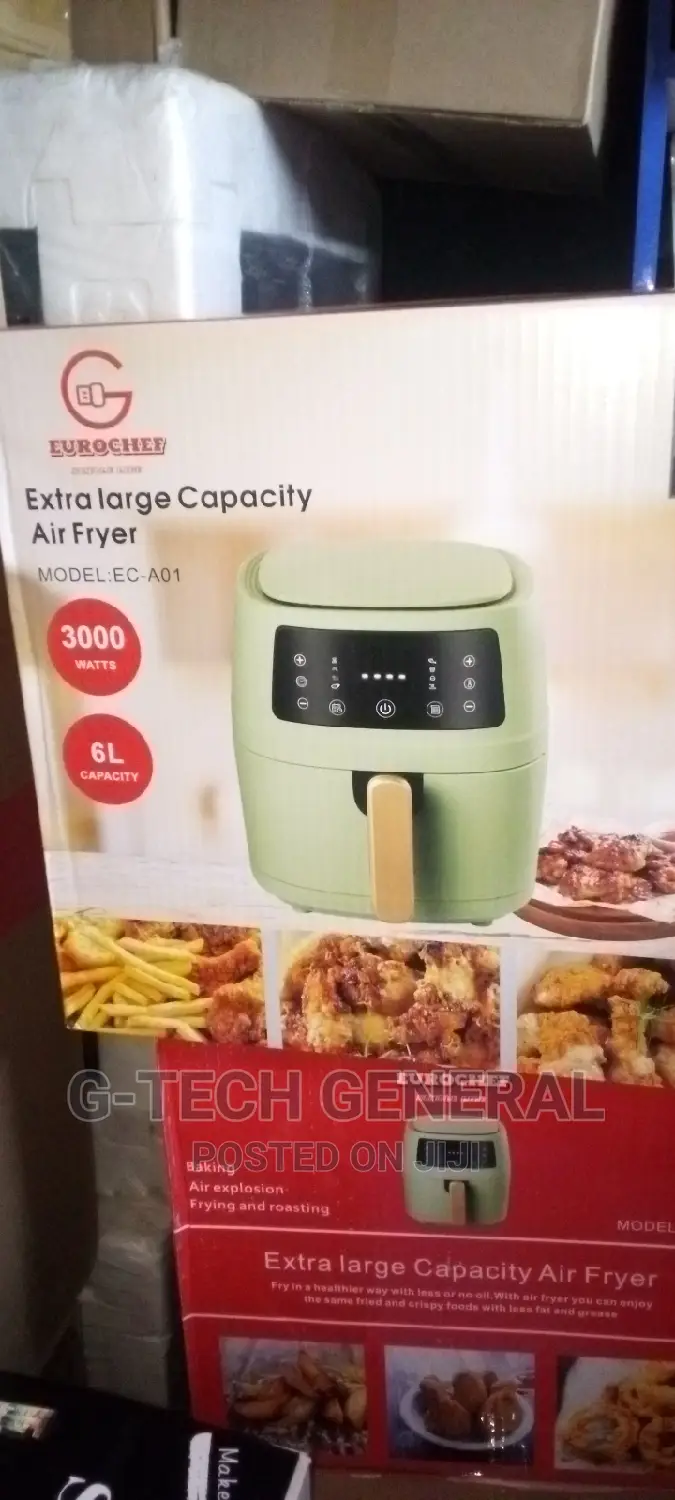 Eurochef Extra Large Capacity 3000w 6l Air Fryer