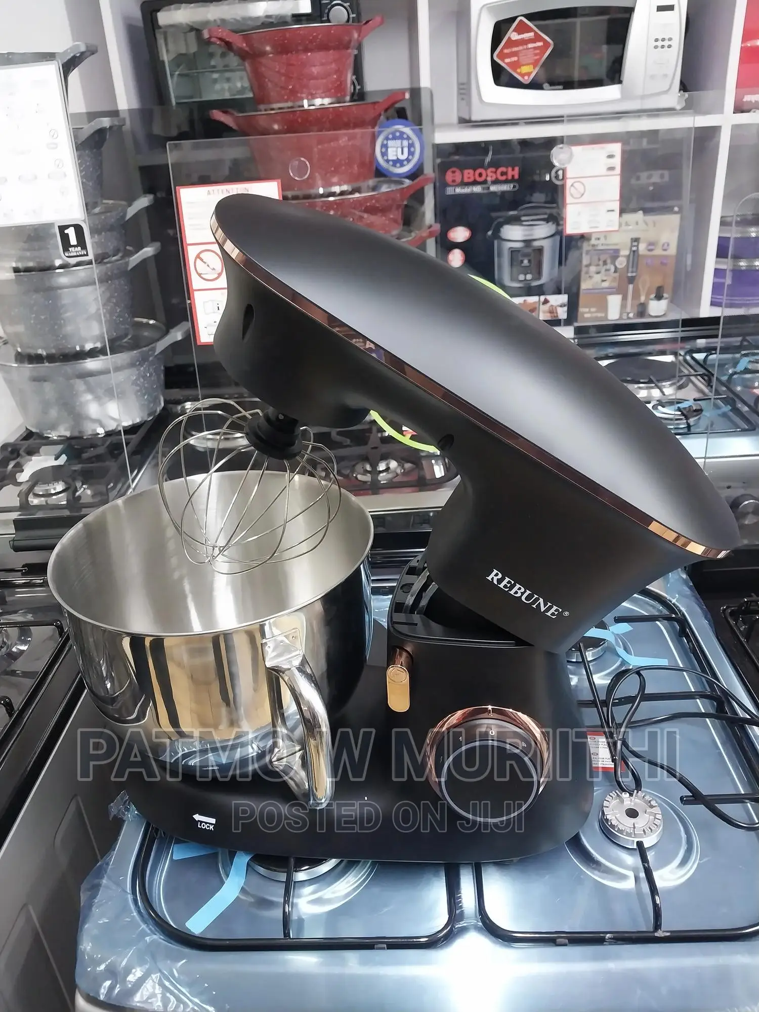 Rebune Stand Dough Mixer 7L 1400W