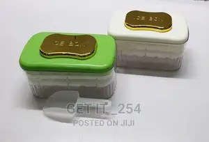 Multilayer 48 Grid Ice Cube Tray Box With Top Press Cover