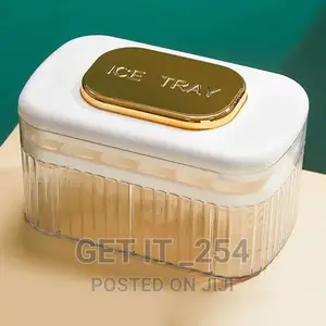 Multilayer 48 Grid Ice Cube Tray Box With Top Press Cover