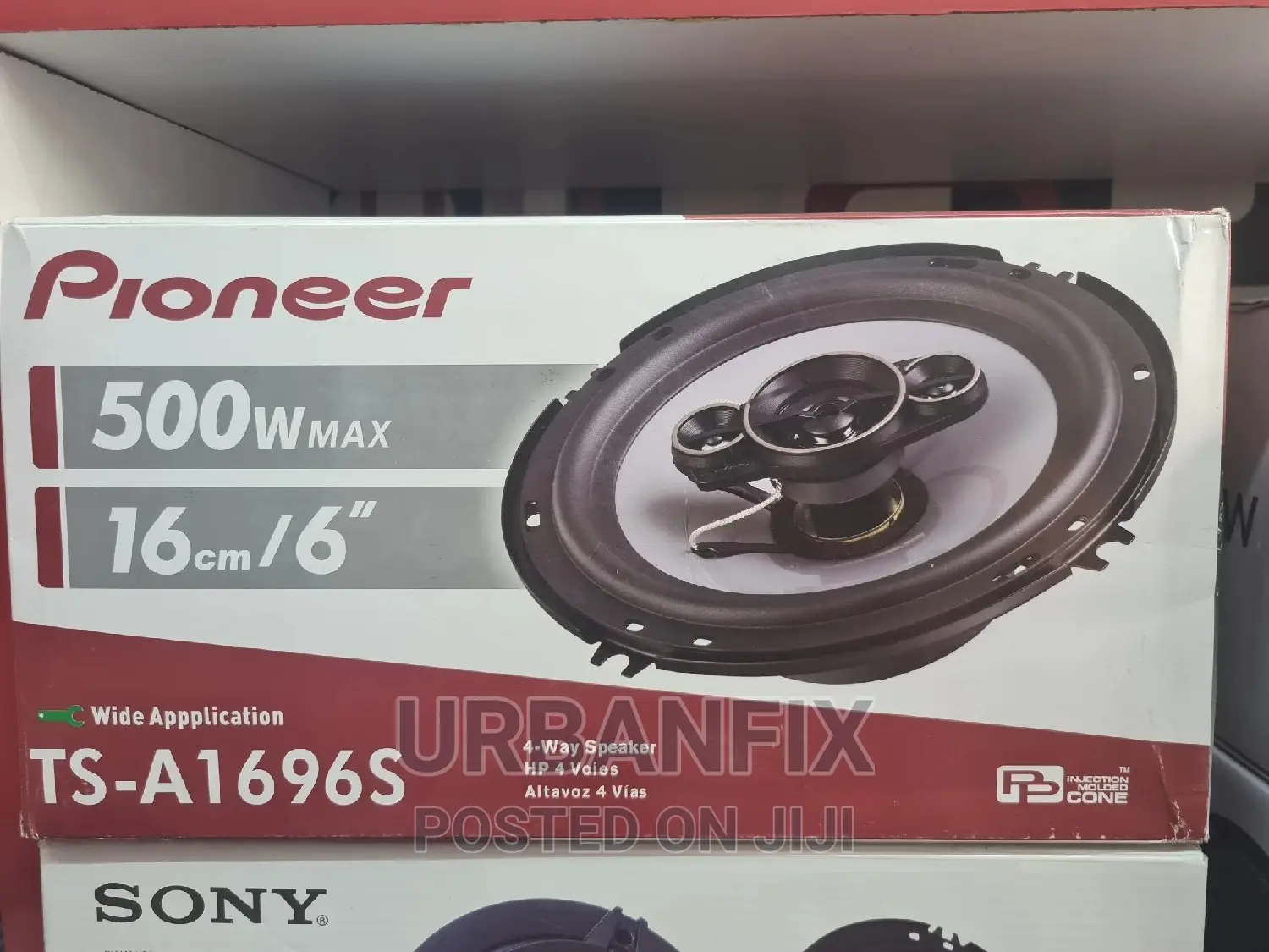 Pioneer 500 Watts 6 Inch Midrange Speakers - A Pair